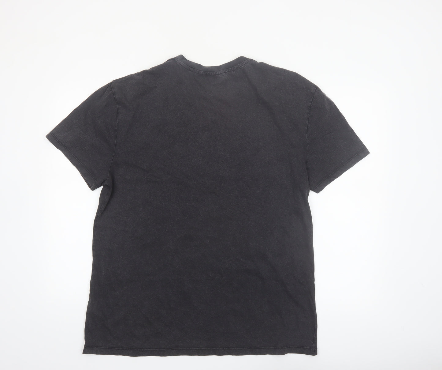 NBA Los Angeles Lakers Black Cotton Men's Medium Graphic T-Shirt