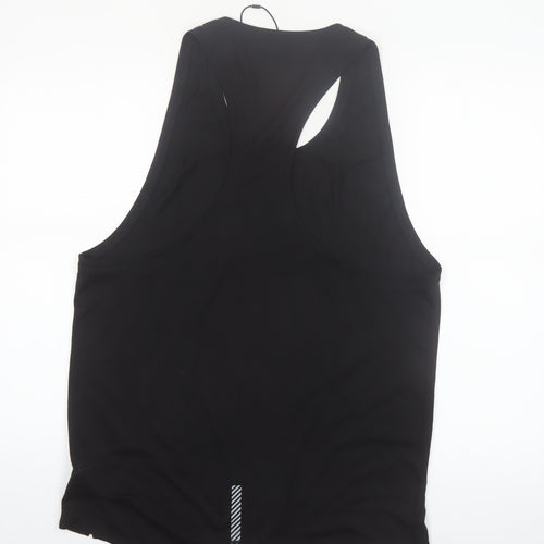 Superdry Mens Black Sleeveless Tank Top L Regular Fit