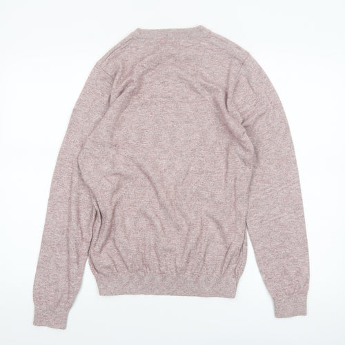 Next Men’s Pink Crew Neck Cotton Blend Jumper Size S