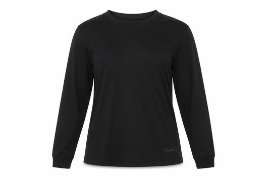Campri Womens Black Long Sleeve Sports Baselayer Top UK 10