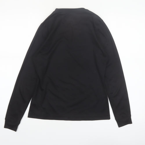 Campri Womens Black Long Sleeve Sports Baselayer Top UK 10