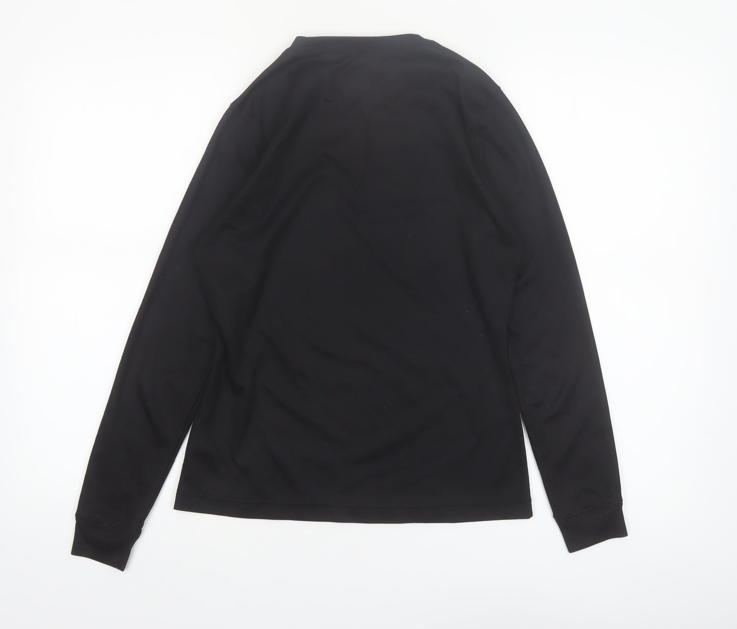 Campri Womens Black Long Sleeve Sports Baselayer Top UK 10
