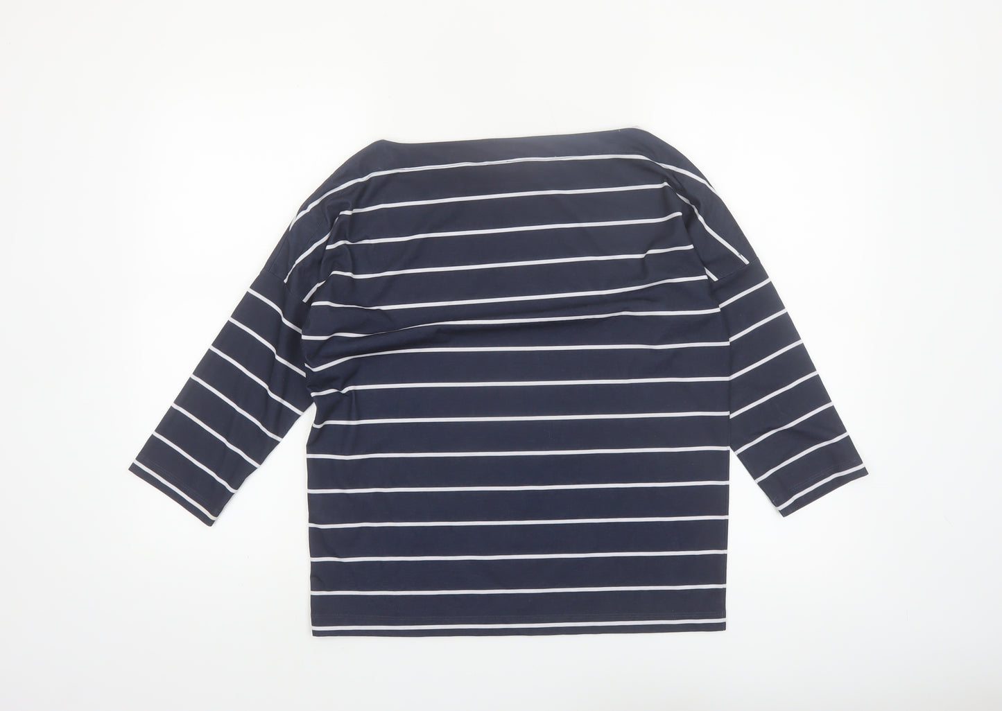 Rohan Womens Blue Striped 3/4 Sleeve Strata Top Size 10