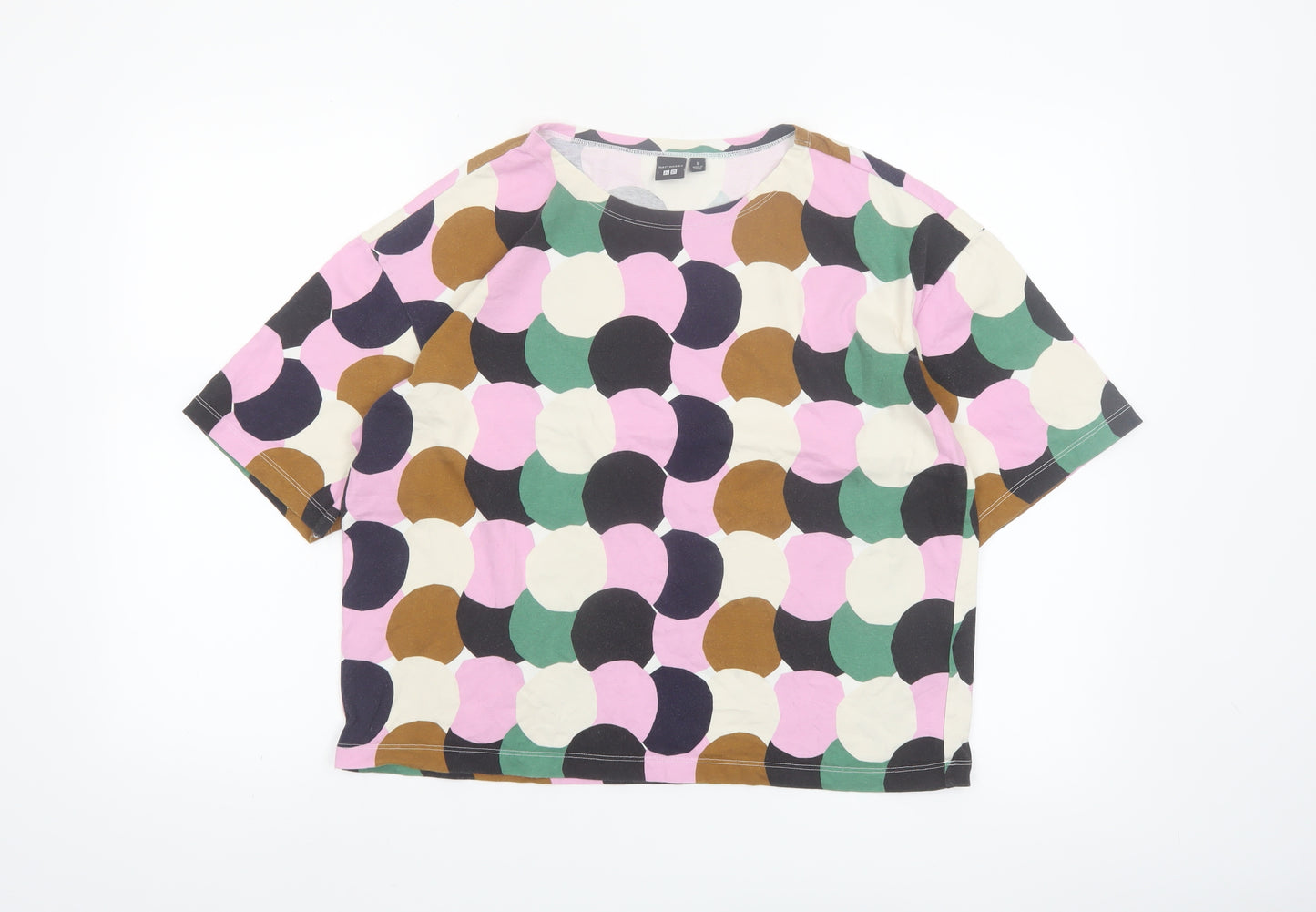 Uniqlo x Marimekko Women's Multicoloured Cotton Boxy T-Shirt Size S