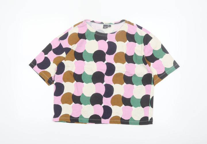 Uniqlo x Marimekko Women's Multicoloured Cotton Boxy T-Shirt Size S