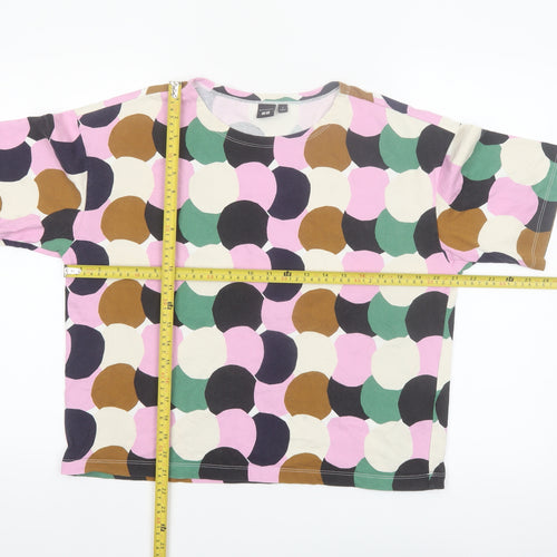 Uniqlo x Marimekko Women's Multicoloured Cotton Boxy T-Shirt Size S