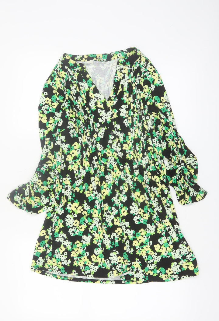 Roman Women’s Multicoloured Floral Tunic Blouse Size 12