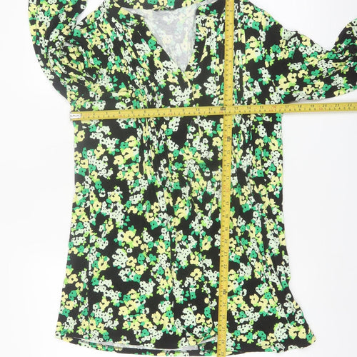 Roman Women’s Multicoloured Floral Tunic Blouse Size 12