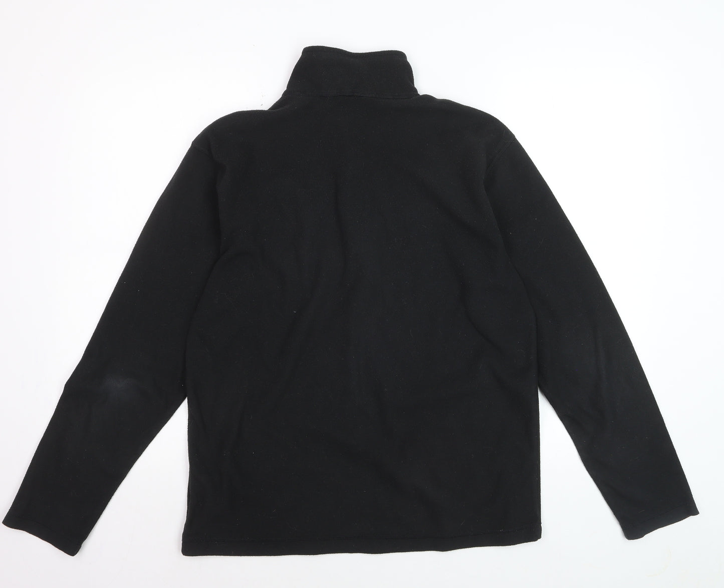 The North Face Men's Black Polartec Fleece 1/2 Zip Pullover Sweatshirt M