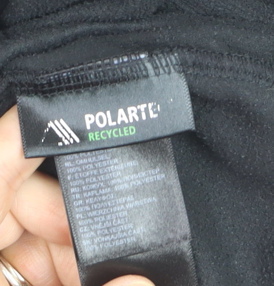 The North Face Men's Black Polartec Fleece 1/2 Zip Pullover Sweatshirt M