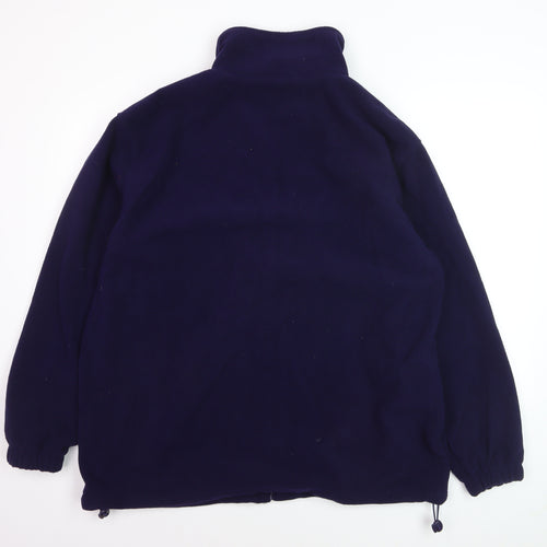 JBC Men’s Blue Full Zip Fleece Sweatshirt Jacket L