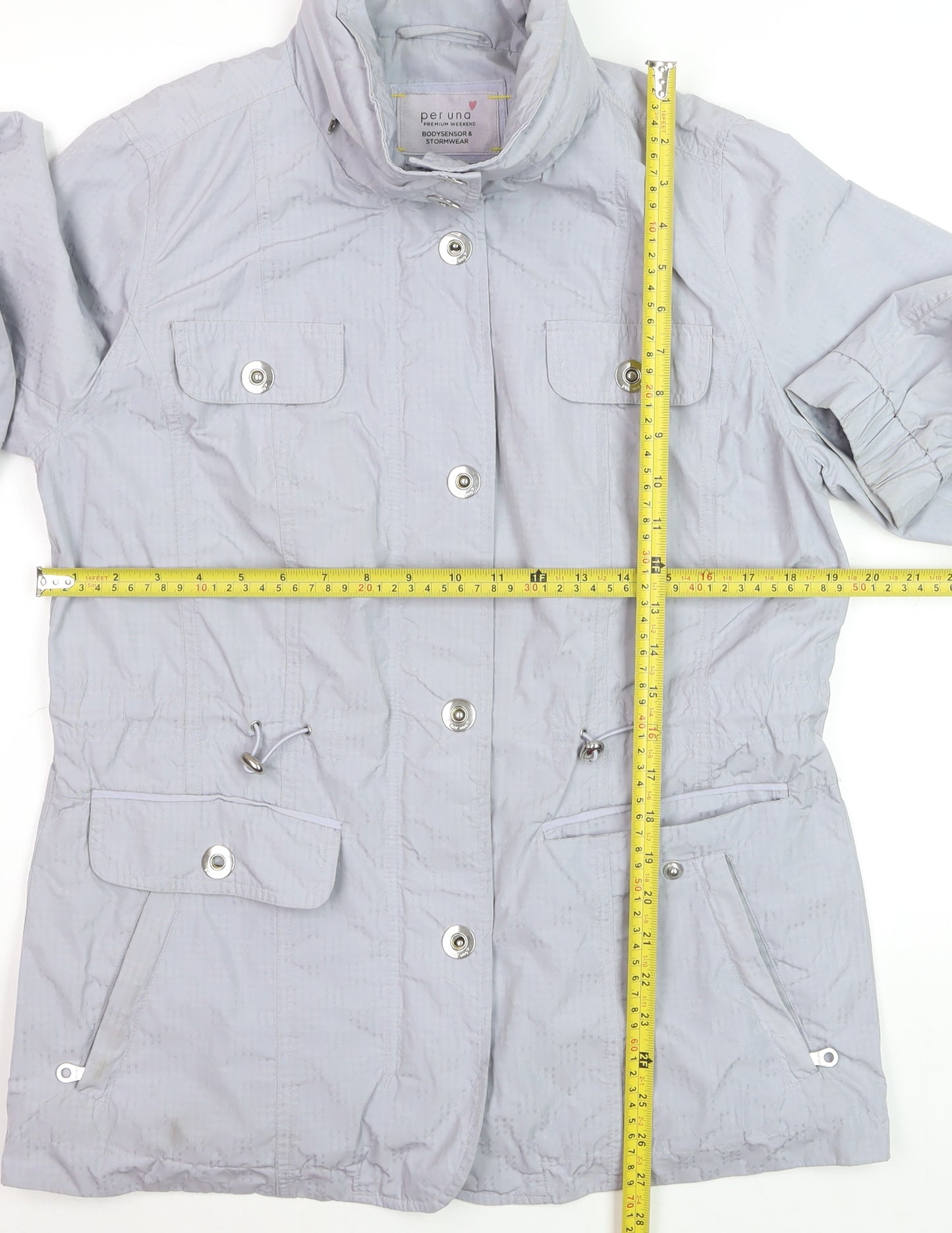 Marks and Spencer Per Una Womens Grey Stormwear Jacket Size 12