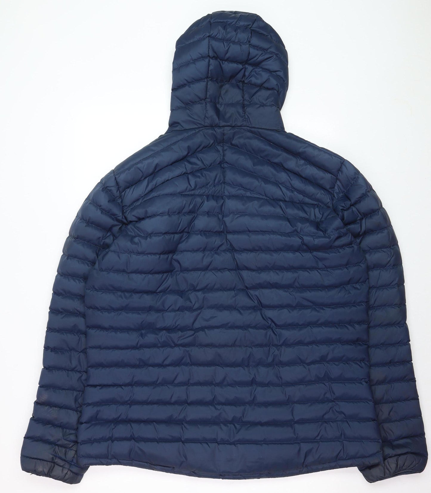 Mountain Warehouse Men's Blue XL Hooded Down Puffer Jacket