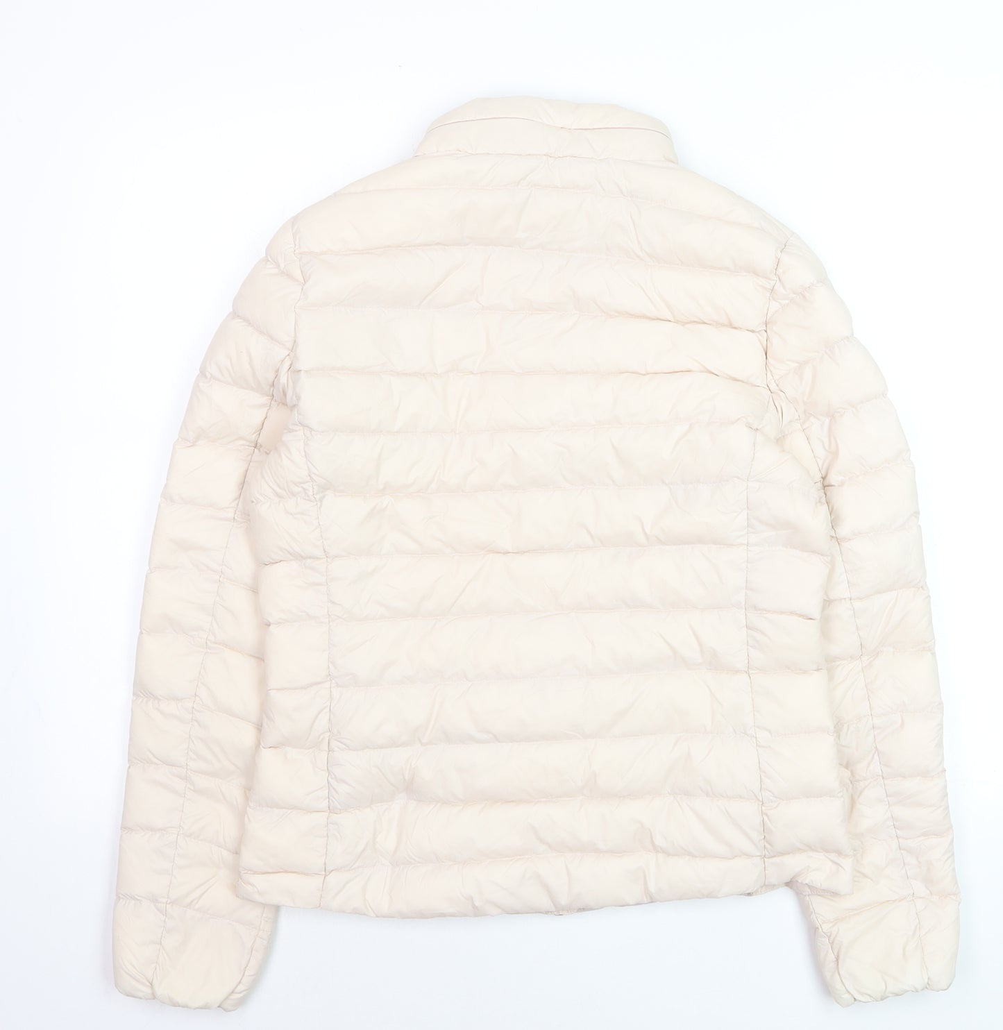 Marks and Spencer Women's Pink Puffer Jacket Size 10 Quilted Lightweight
