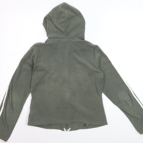 Next Women’s Green Full Zip Fleece Hoodie UK 10