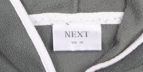 Next Women’s Green Full Zip Fleece Hoodie UK 10