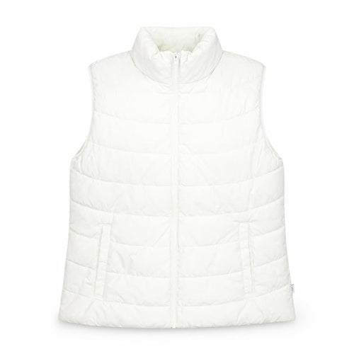 Gap Women’s White Puffer ColdControl Waistcoat Size S