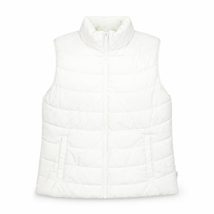 Gap Women’s White Puffer ColdControl Waistcoat Size S