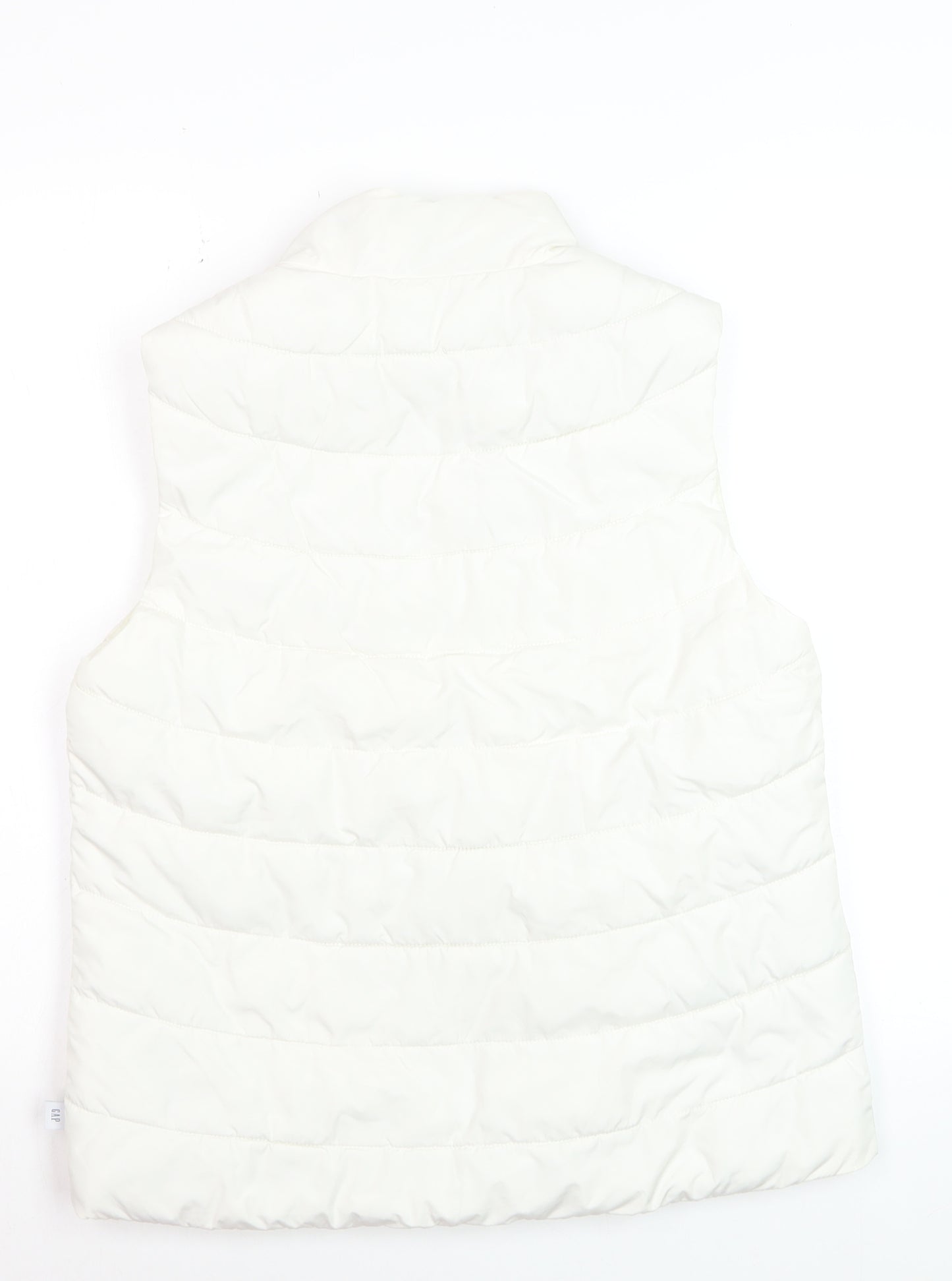 GAP Women’s White Puffer ColdControl Waistcoat Size S