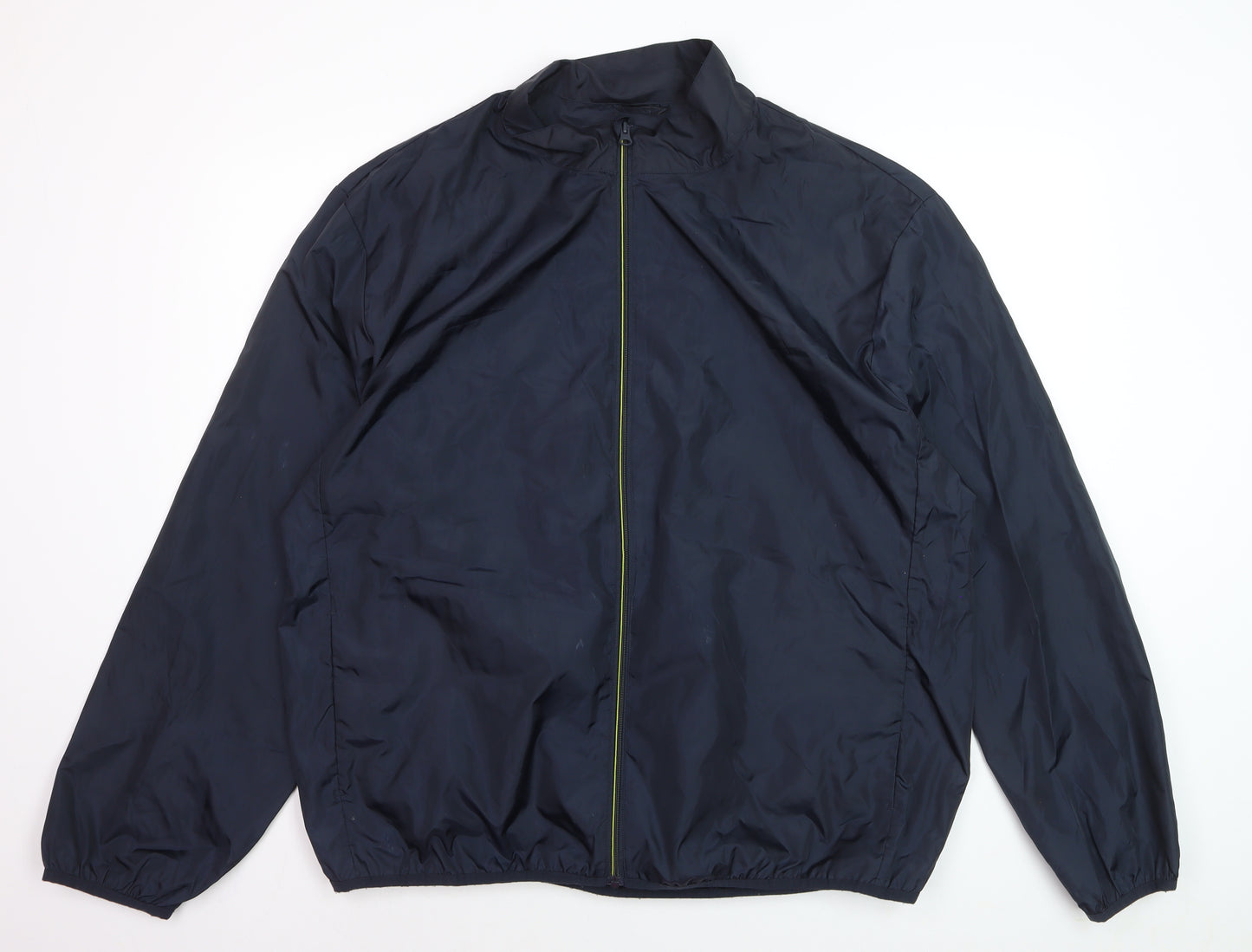 Tu Men Blue 2XL Lightweight Polyester Windbreaker Jacket