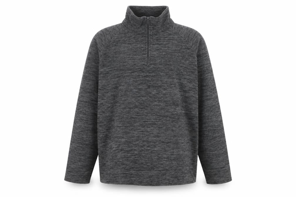 Mountain Warehouse Men's Grey Fleece 1/4 Zip Pullover Sweatshirt M