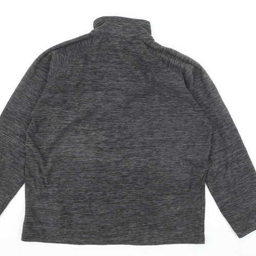 Mountain Warehouse Men's Grey Fleece 1/4 Zip Pullover Sweatshirt M