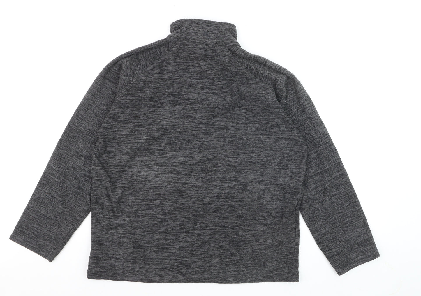 Mountain Warehouse Men's Grey Fleece 1/4 Zip Pullover Sweatshirt M
