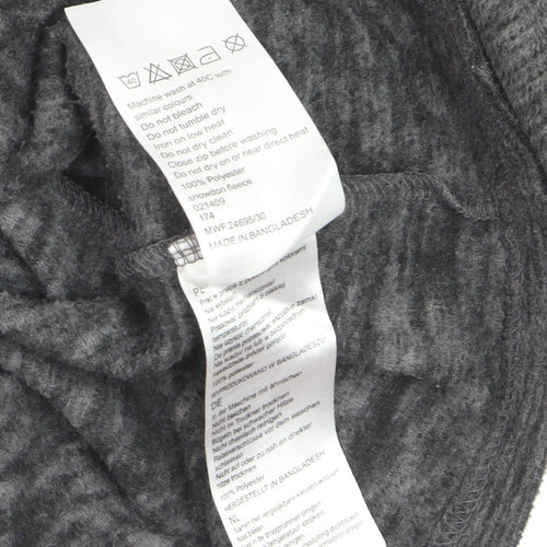 Mountain Warehouse Men's Grey Fleece 1/4 Zip Pullover Sweatshirt M