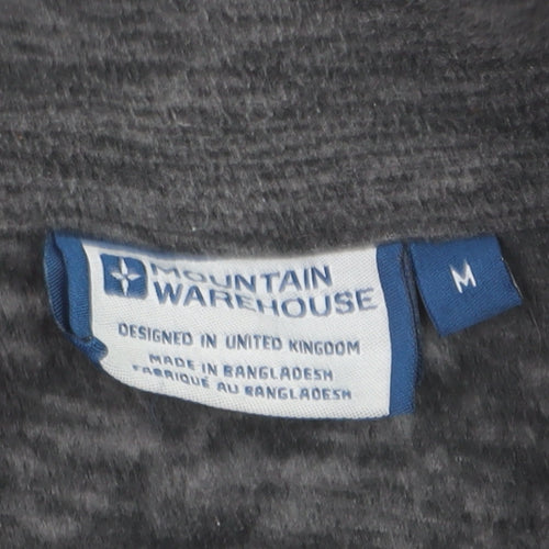 Mountain Warehouse Men's Grey Fleece 1/4 Zip Pullover Sweatshirt M
