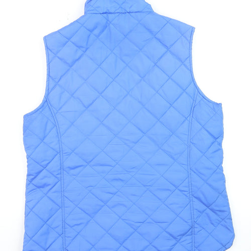 Tulchan Women's Blue Quilted Lightweight Waistcoat Size 16