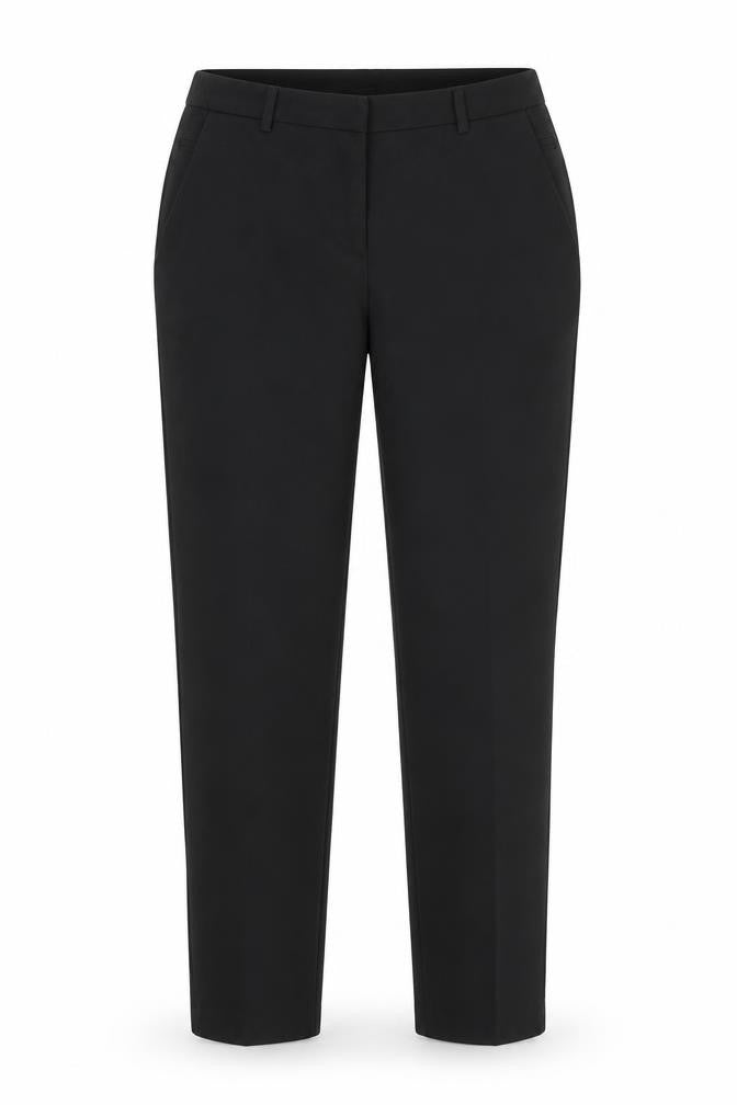 Front view of New Look Women’s Black, size UK 8 Slim, Ankle Work Trousers