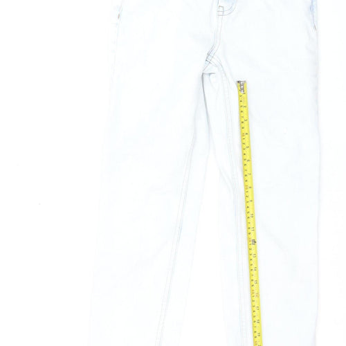 Topshop Women's Blue Size 8 Straight Leg Jeans 26W 32L