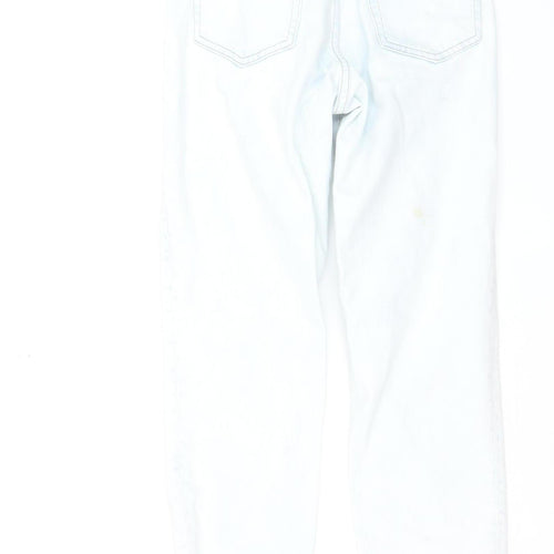 Topshop Women's Blue Size 8 Straight Leg Jeans 26W 32L