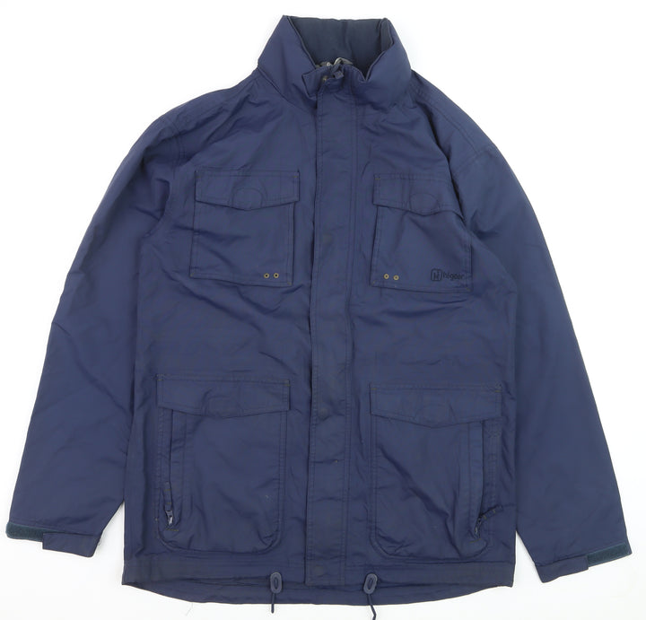 Hi Gear Men's Blue Waterproof Parka Jacket Size L Regular Fit