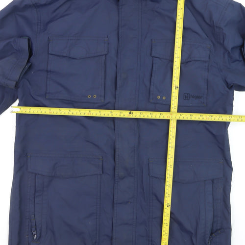 Hi Gear Men's Blue Waterproof Parka Jacket Size L Regular Fit