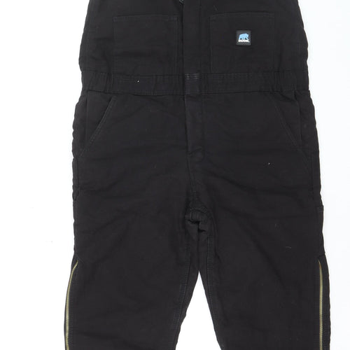 Berne Youth Black Insulated Snow Pants Lined Outdoor Bib Trousers Teen L