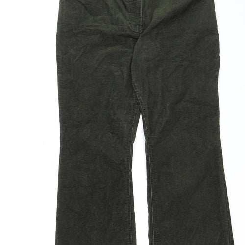 Next Men’s Green Corduroy Straight Trousers Size 16 Regular