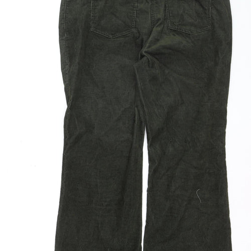 Next Men’s Green Corduroy Straight Trousers Size 16 Regular