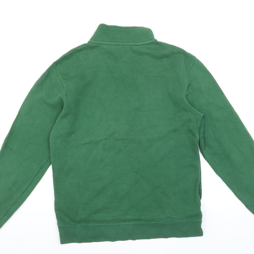 Nike Men’s Green 1/2 Zip Fleece Sweatshirt Small Regular Fit