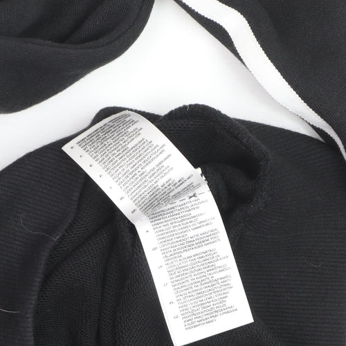 Adidas Womens Black Size 8 T-Shirt Dress Long Sleeve Casual