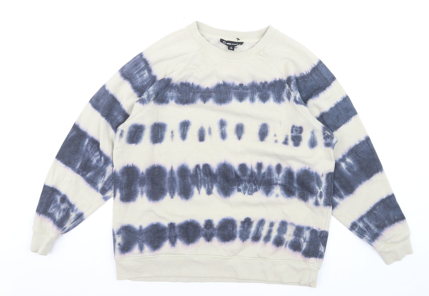 Ease of Motion Men's Multicoloured Tie-Dye Pullover Sweatshirt Size M