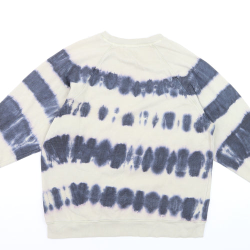 Ease of Motion Men's Multicoloured Tie-Dye Pullover Sweatshirt Size M