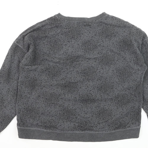 Boden Women Grey Pullover Sweatshirt L Soft Textured Casual Wear