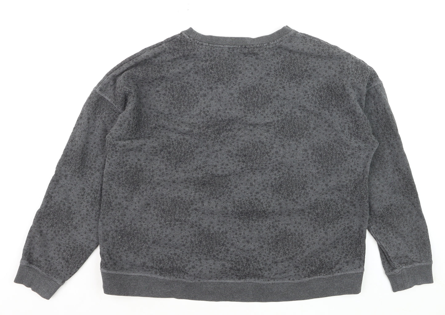 Boden Women Grey Pullover Sweatshirt L Soft Textured Casual Wear
