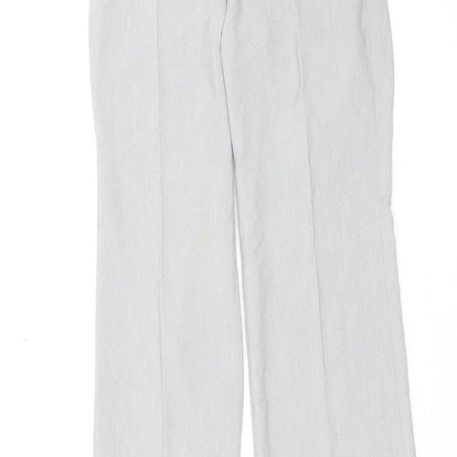 Versace Jeans Couture Women's Grey Slim Fit Trousers Size 12