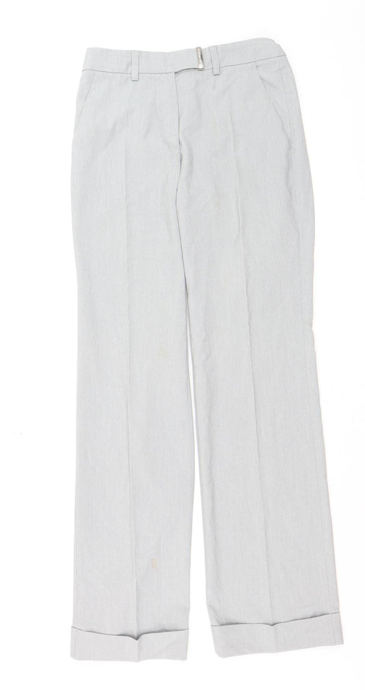 Versace Jeans Couture Women's Grey Slim Fit Trousers Size 12