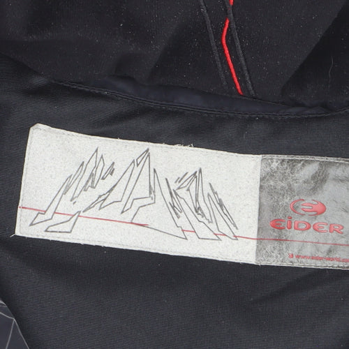 Eider Men's White L Waterproof Ski Jacket Hooded Insulated Lined
