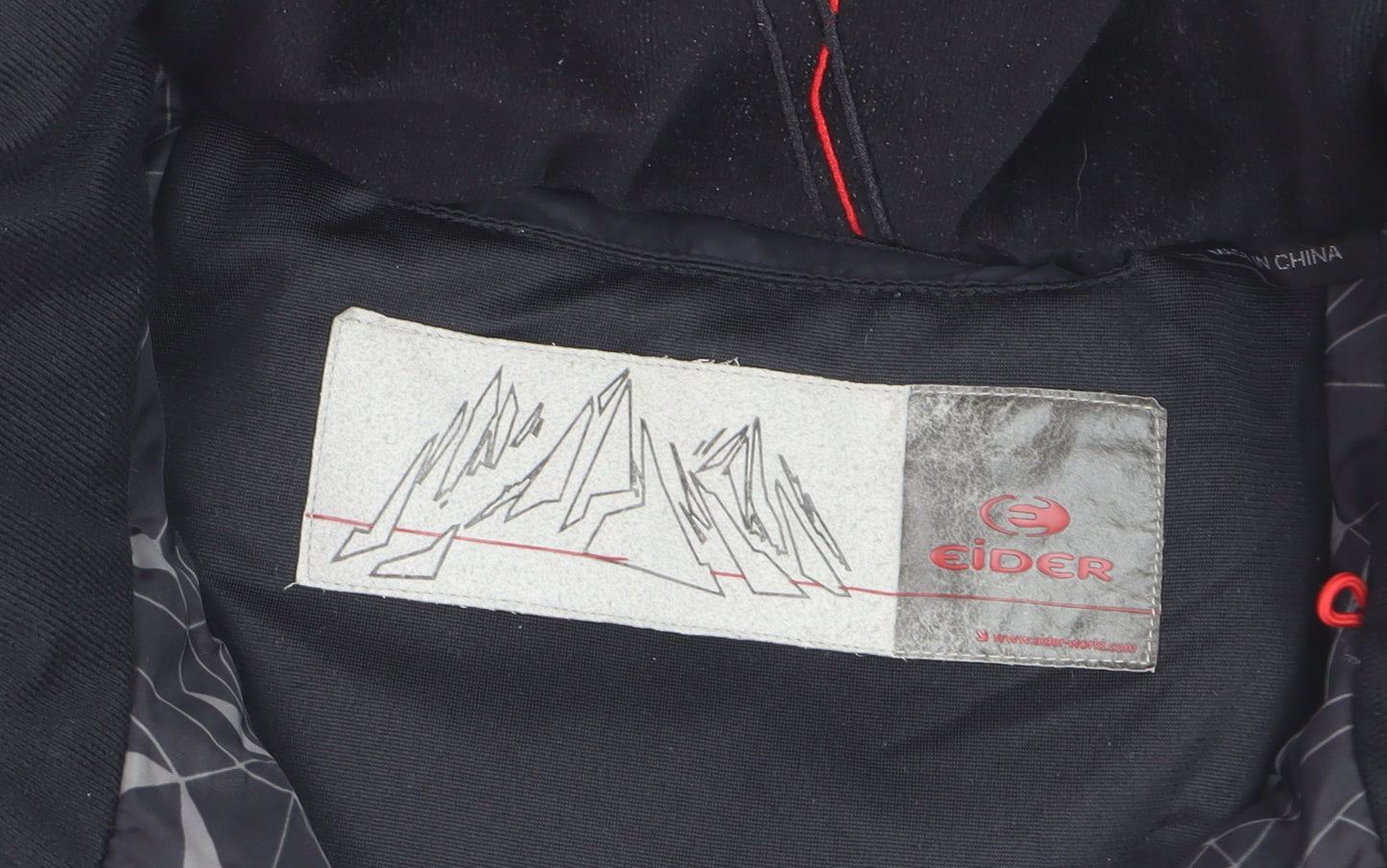 Eider Men's White L Waterproof Ski Jacket Hooded Insulated Lined