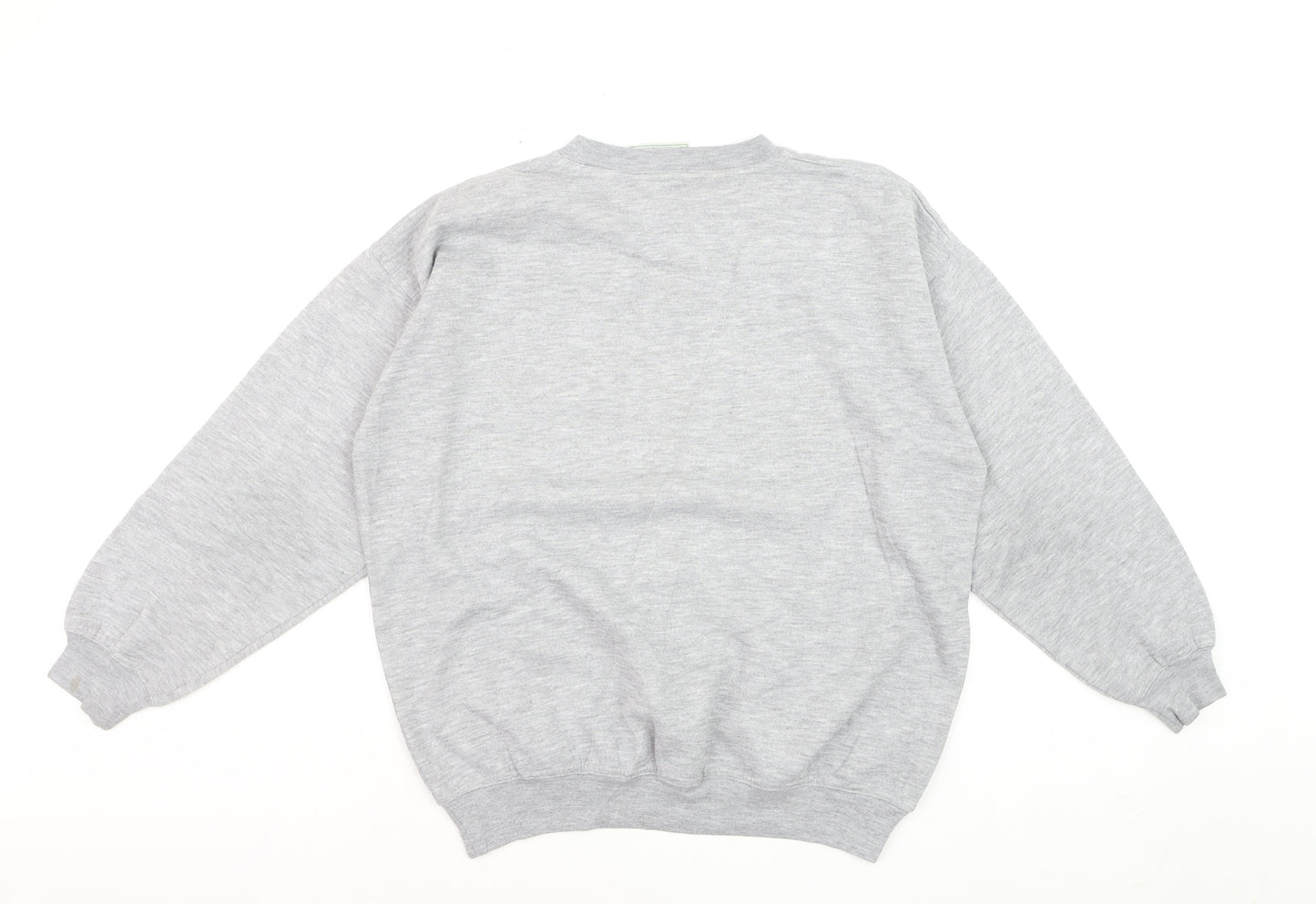Wrangler Mens Grey Small Crew Neck Pullover Sweatshirt Classic Style