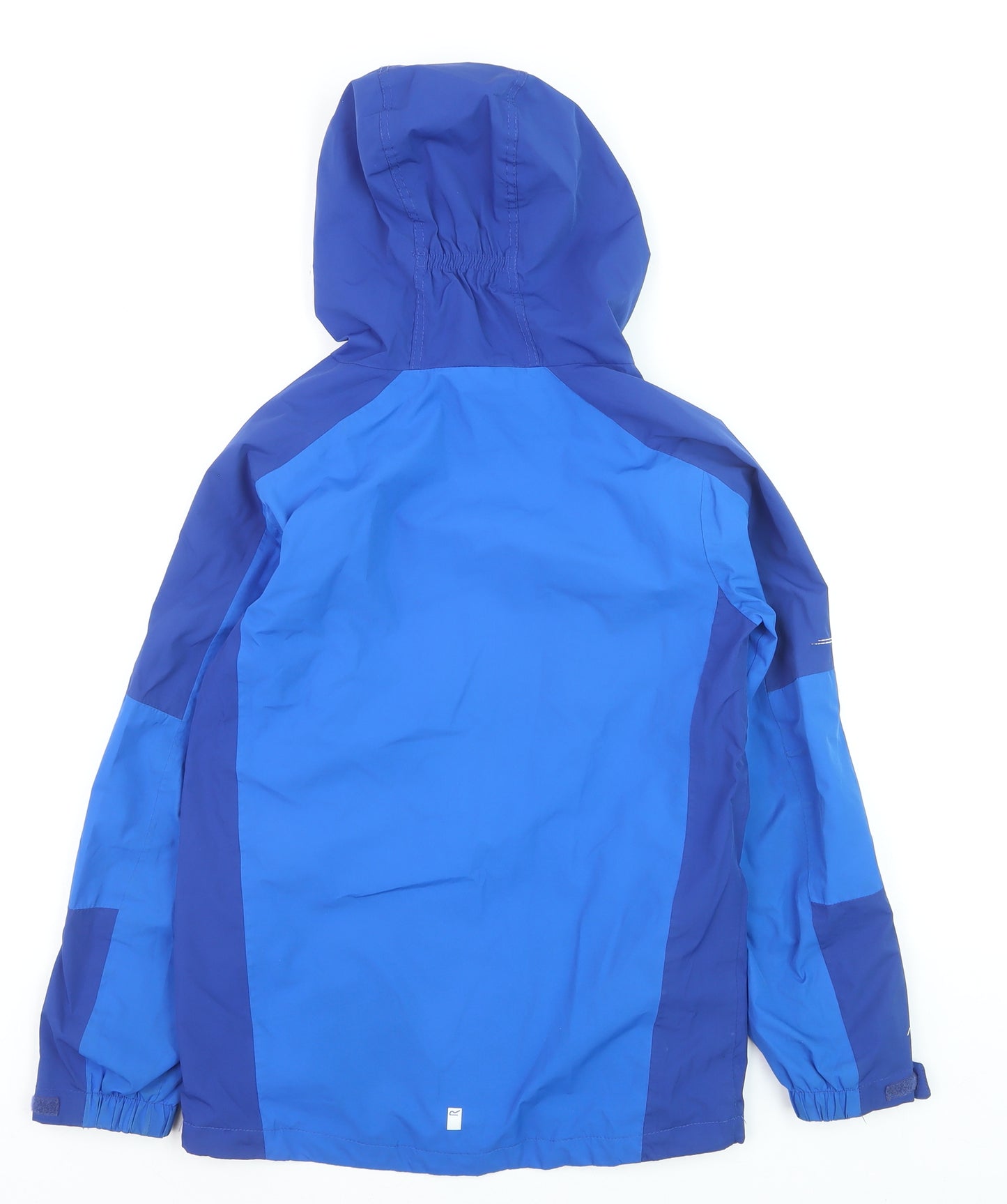 Regatta Boys Blue Waterproof Hooded Rain Coat Jacket 11-12 Years